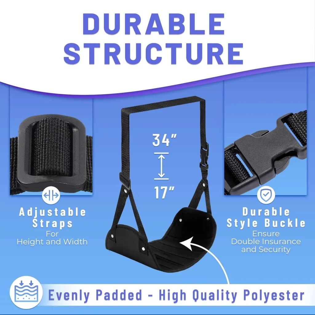 memory foam airplane footrest